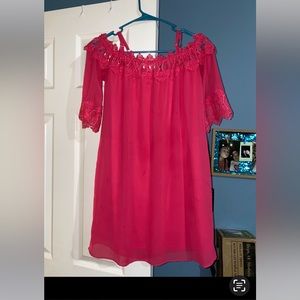 Casual Off Shoulder Mini Dress